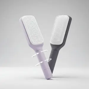 Self-Cleaning Hair Comb