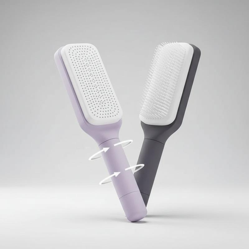 Self-Cleaning Hair Comb