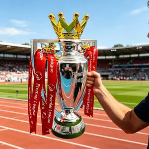 Premier League Cup Model, England Football League Championship Trophy, Fan Memorial Gift, Desk Decor, Graduation Present, Soccer Collectible