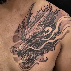 6 large herbal tattoo stickers, including 1 dragon element sticker and 5 random designs; lasts 7–15 days, waterproof and resistant to friction, realistic effect; suitable for those who don’t want tattoos but are sensitive to pain.