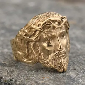 Unisex Jesus Christ Ring – Everyday Faith-Inspired Jewelry