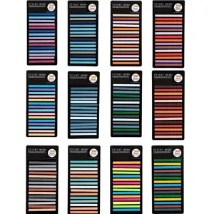 12 Colorful Index Sticker (12pcs), Waterproof Pet Index Sticker, Creative Index Sticker, Office Stationery & Supplies, Adhesive Stickers