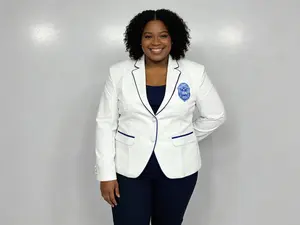 Zeta Phi Beta Embroidered Blazer, Sorority Rowing Jacket
