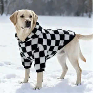 Large Dog Clothes Autumn Winter Warm Sweatshirt for Large Dogs Golden Retriever Labrador Samoyed Border Collie Husky Clothes Pet Clothing