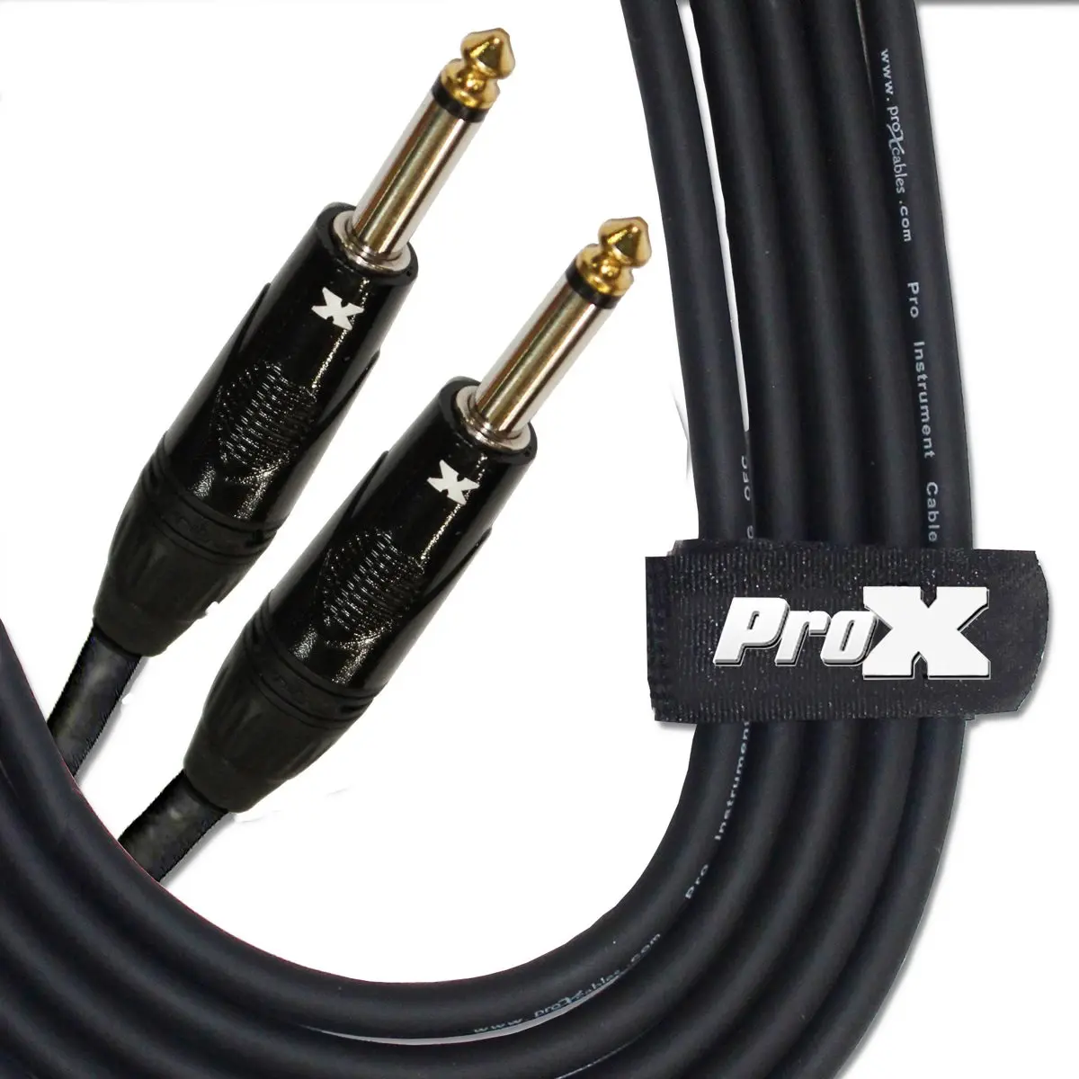 ProX XC-PP05 5' 1/4" TS-M to 1/4" TS-M Unbalanced High Performance Audio Cable