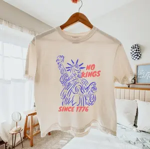 No Kings Since 1776 Boxy Top – Anti Monarchy, Resistance Political Statement