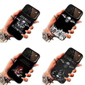 Band Avenged SeveNfold Phone Cases For iPhone 17 Promax Pro Air 16 Plus 15 14 13 12 Black Matte Silicone Shockproof Protective Cover Protection