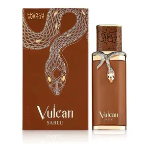 French Avenue Vulcan Sable Eau de Parfum for Men & Women Unique Snake Design Bottle Regular Edition 3.4oz Aromatic Fragrance