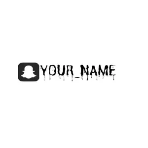 Custom Vinyl Decal with Your Name- SnapChat