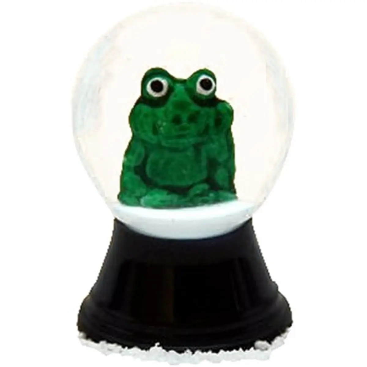 212 MAIN Perzy Snowglobe - Mini Frog Glass Ornament, Festive Home Decor Glass Accessory