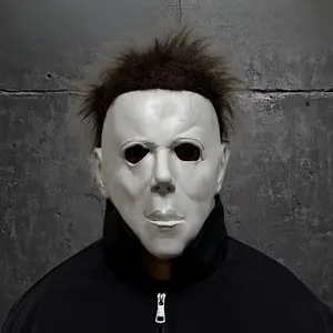 Michael Myers Mask, 1 Count Killer Demon Mask, Halloween Cosplay Carnival Masquerade Party Costume Props, Pranks Accessory Gift