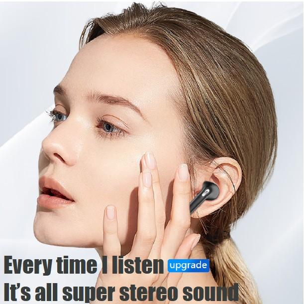 K550 Bluetooth 5.4 Earbarz with Alloy Case – 360° Panoramic Sound, HD Call, Noise Reduction, Long Battery, Waterproof Sports Earphone