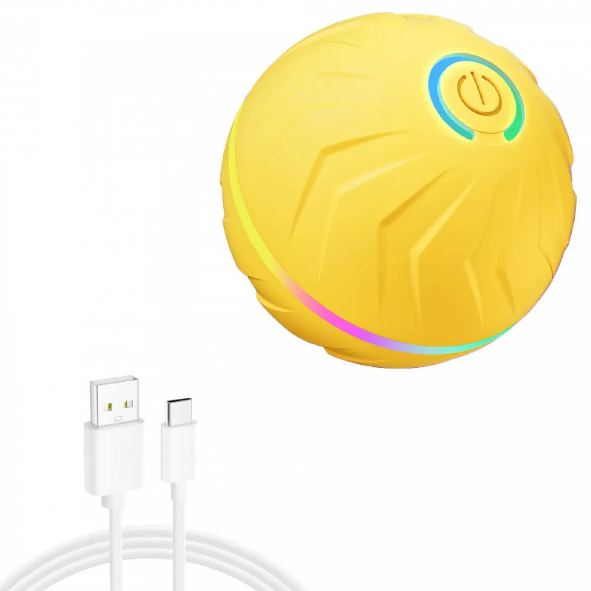 Yellow charging cable 3-piece set
