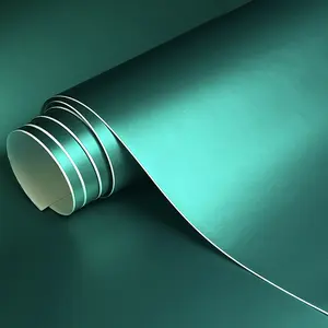 Premium Matte Satin Metallic Teal Blue Vinyl Wrap Film Car Sticker Decal With Air Release Self Adhesive