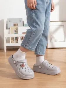 Simple Hole Shoes for All Seasons, DIY Suitable for Boys and Girls, Indoor Use, Perfect Gift, Eva Material, Less Than Ankle Height