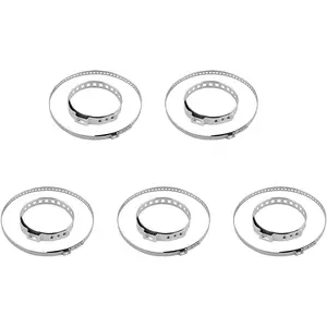 10PCS CV Joint Boot Crimp Clamp Kit Stainless Steel Adjustable Drive Shaft AXLE Boot Clamp 5pcs Small 5pcs Large Universal Automotive Accessories for Car