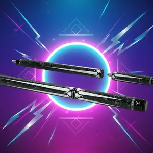 EVO Pegasus Moonshadow Jump Cue – Agile Control, 3‑Piece Carbon/Glass Build, 29" Glass Fiber Shaft, Brown Bakelite 13.9 mm Tip, Ultra‑Stiff Mini 3/8‑8 Joint, 11–12 oz, Wrapless Balance