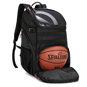 Large Basketball Bag Backpack for Men Women Kids Basketball Bookbag with Ball Compartment Shoes Bag 35L Capacity Boys Girls Soccer Ball Bag Gym Backpack Fit Volleyball Football Sports Travel School