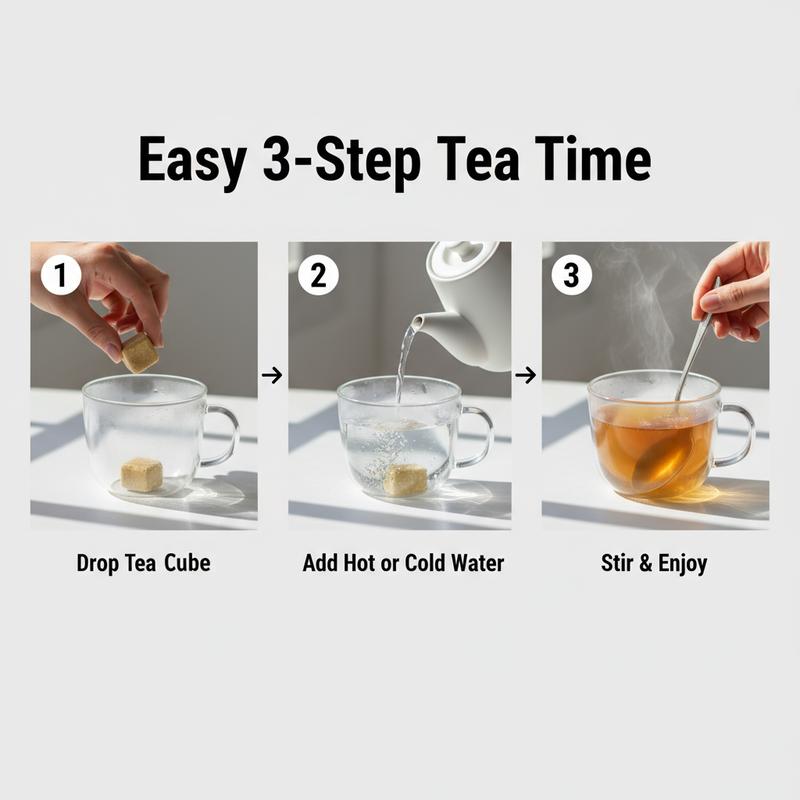 Teabers 15g Mixed Tea Cubes Freeze-Dried Instant Ceylon Oolong Jasmine Tea-0 Sugar 0 Fat 0 Calories Premium Healthy Beverage Herbal Zen Green Matcha Black