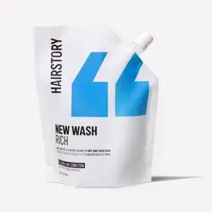 HAIRSTORY New Wash Rich 20oz Refill - Cleansing Cream for Dry and Thick Hair