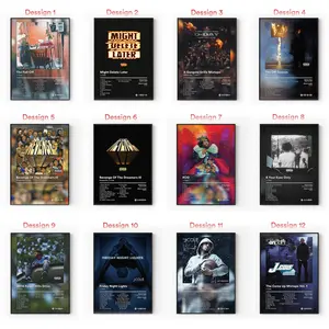 [Sale Up To 40%] [Unframe] J. Cole Album Posters, Conscious Rap Wall Art, Dreamville Hip Hop Aesthetic Decor, Modern Album Cover Artwork, Music Room Decor, Gift for Fans