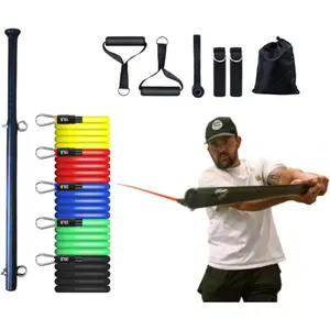 Power Swing Pro Resistance Swing  Bat Baseball Softball Cricket  Aid, 5 Adjustable Resistance Bands, Swing Path, Strength, & Bat Speed for  Ages, at