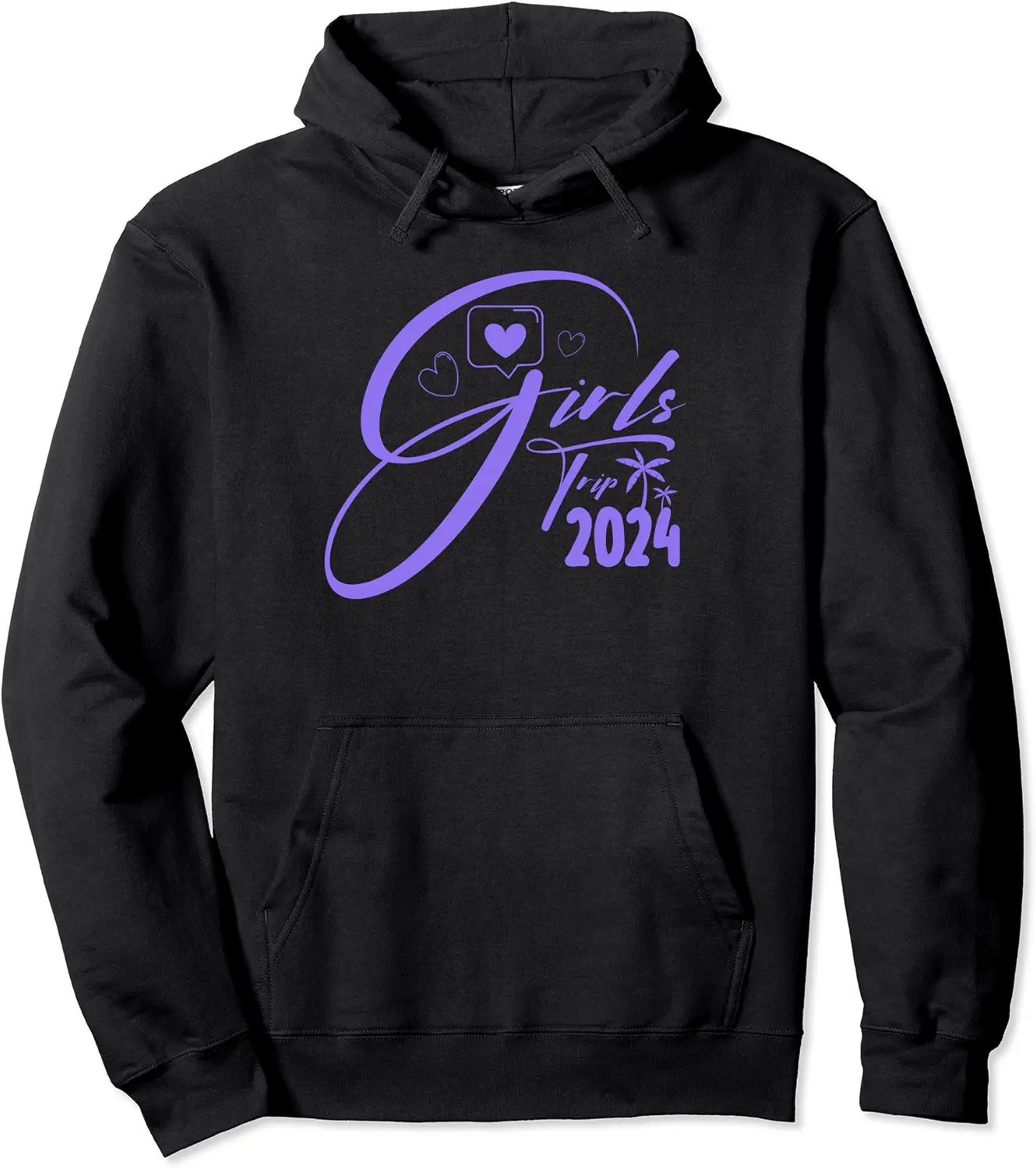 Girls Trip 2024 Cute Besties Squad Reunion Best Friend Trip Pullover Hoodie - Josephroycos Shop 21B0CLVNZ93W