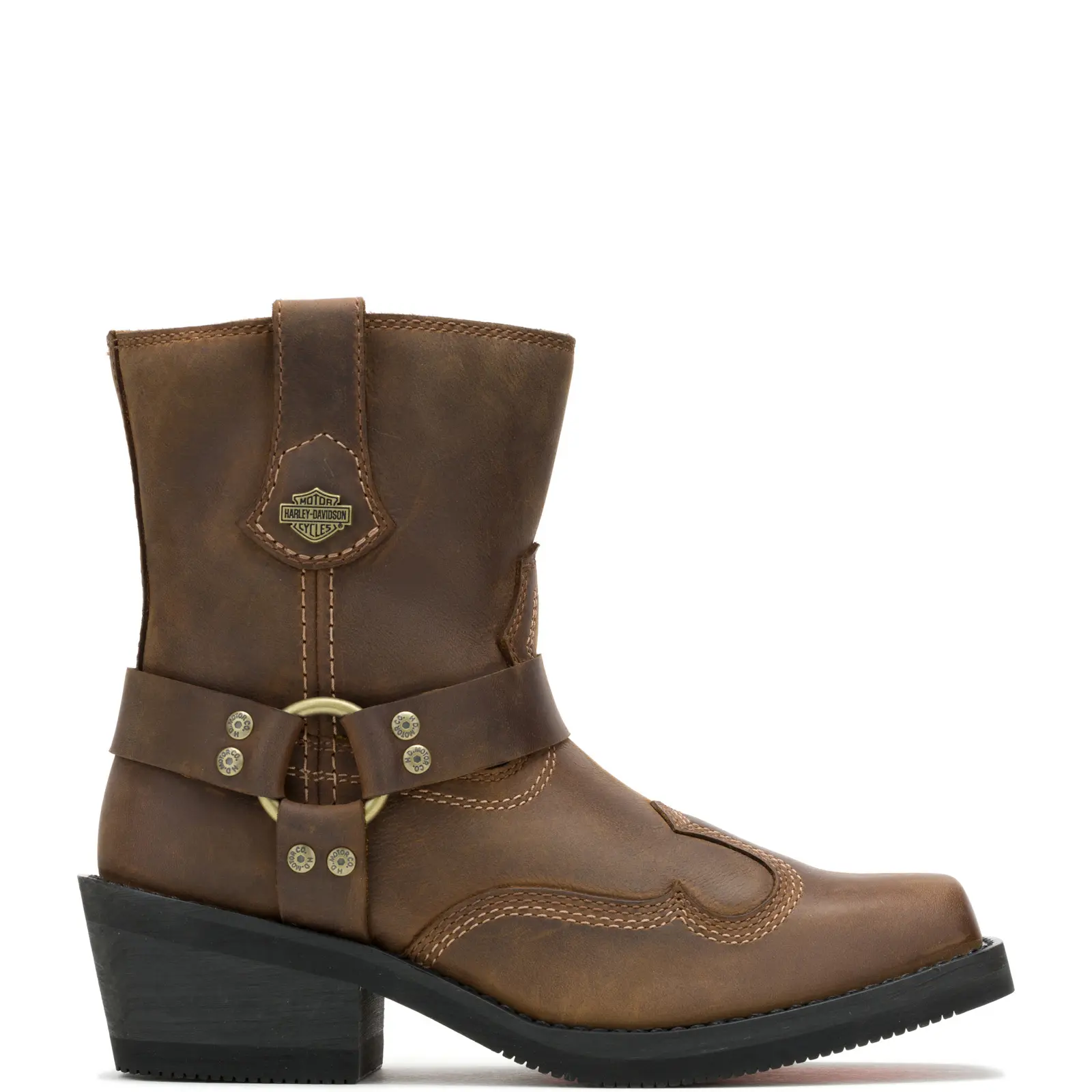 Harley-Davidson Korsen Short West 6" D84809 Womens Brown Casual Dress Boots