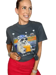 PLUS/REG Pepper Baseball I Live Here Now Tee