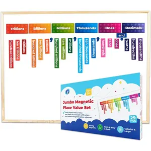 29 count Display  Place Value Set - Place Value Manipulatives, Place Value , Place Value Chart, Base Ten Blocks for Whiteboard, Base 10 ,  Math Manipulative -