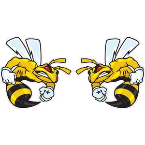 Angry Bees Decal Pair