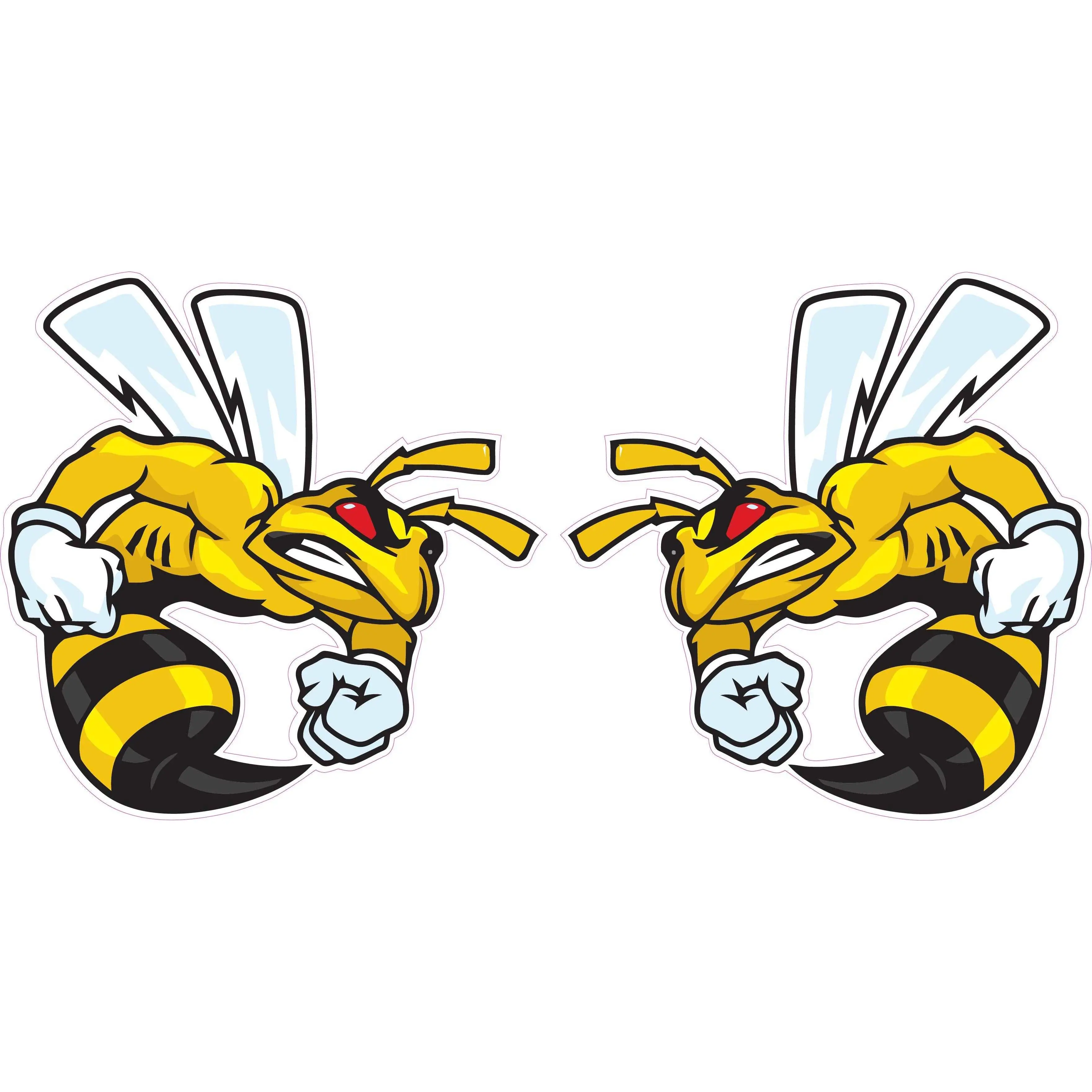 Angry Bees Decal Pair