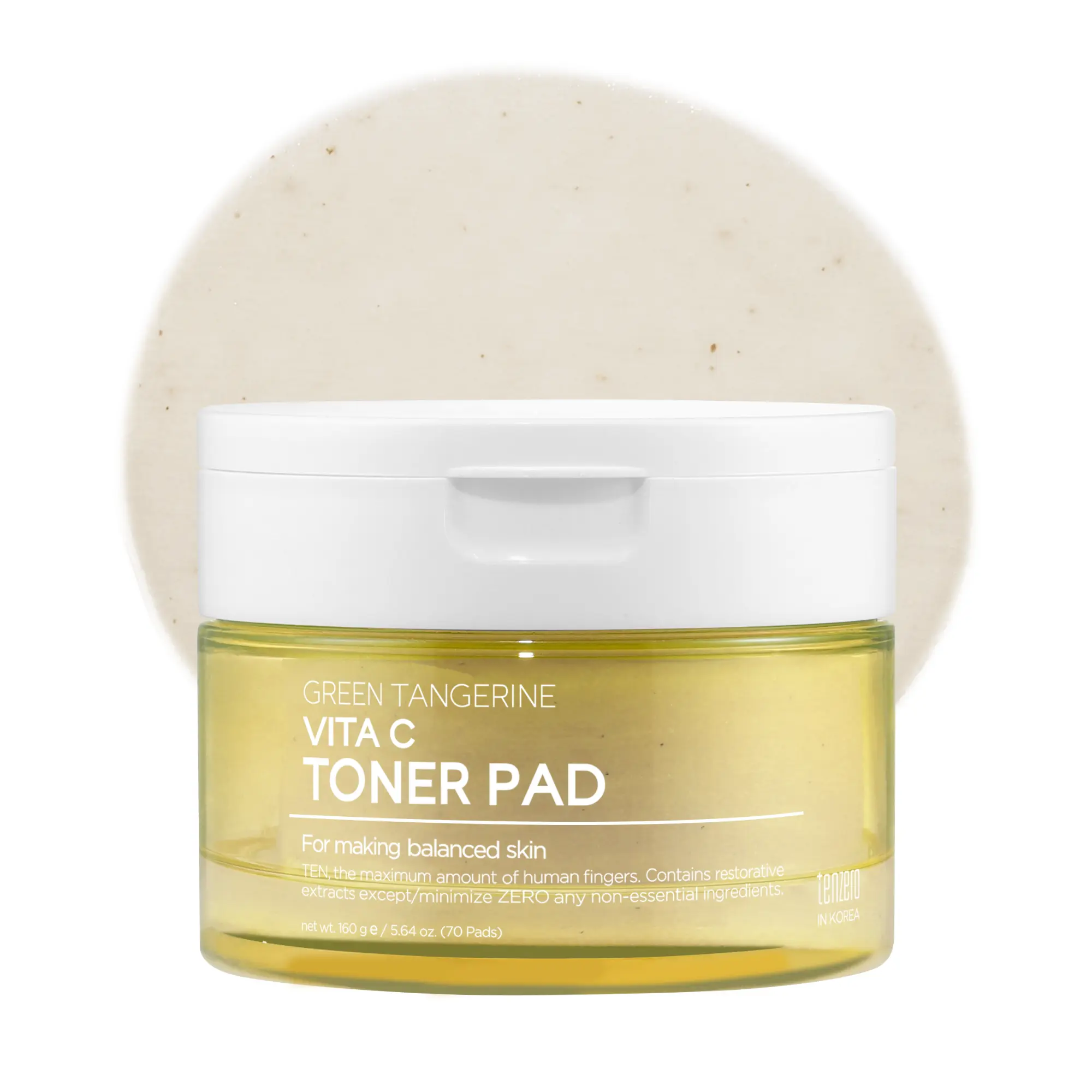 [Tenzero] Green Tangerine Vita C TONER PAD