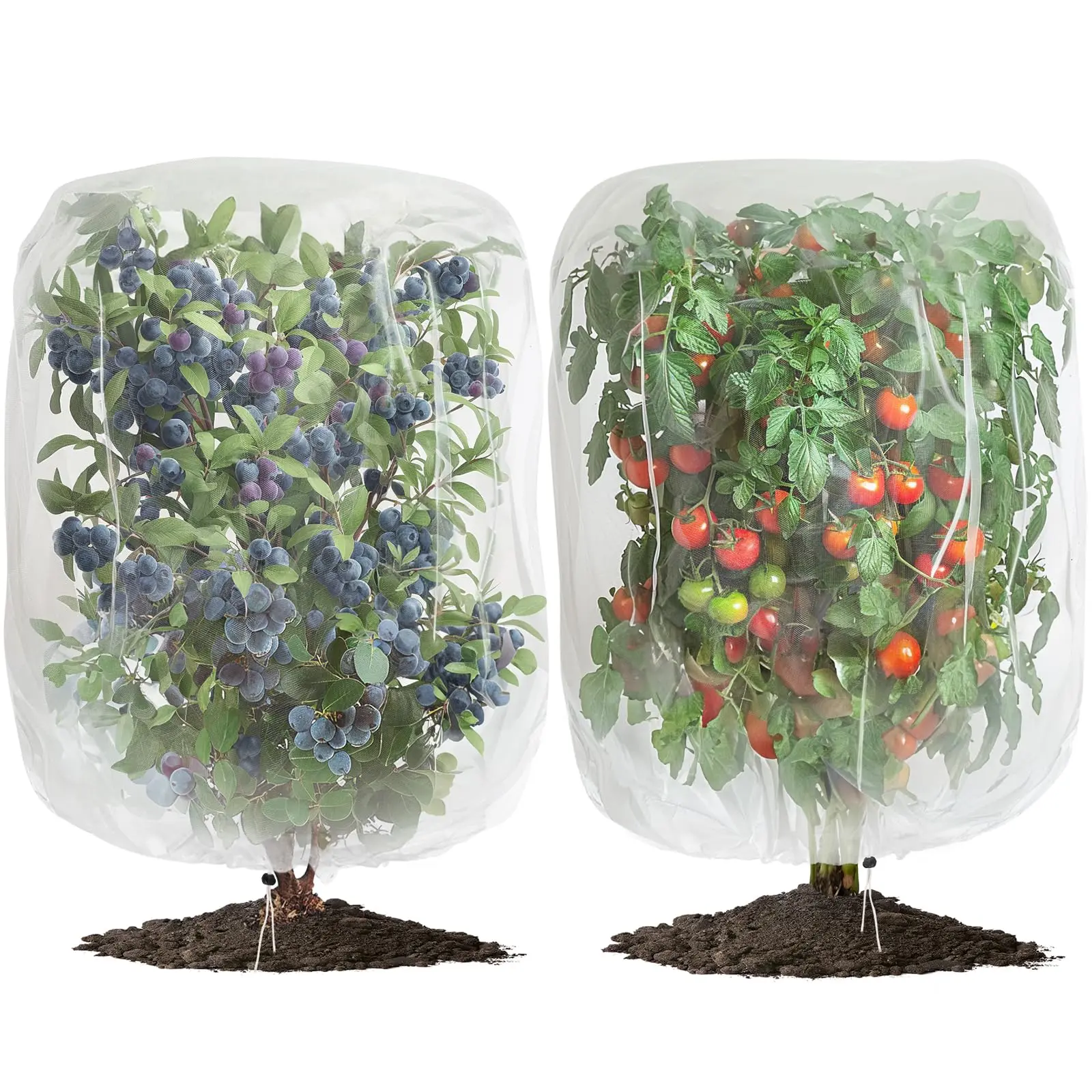 2 Pcs 60 Mesh Thickened Insect Net Cover & Bag | Mosquito & Pest Protection
