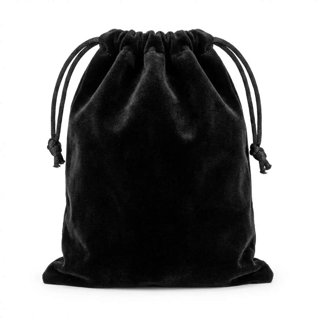Black Velveteen Bag 3x4 — Protection Mojo Pouch for Warding &amp; Carrying