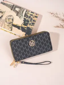 Fashionable Printed Dual-Layer Zero Wallet, Vintage Casual Trendy Purse, Multi-Card Handbag for Daily Use, Perfect Gift for Holidays, Zipper Purse