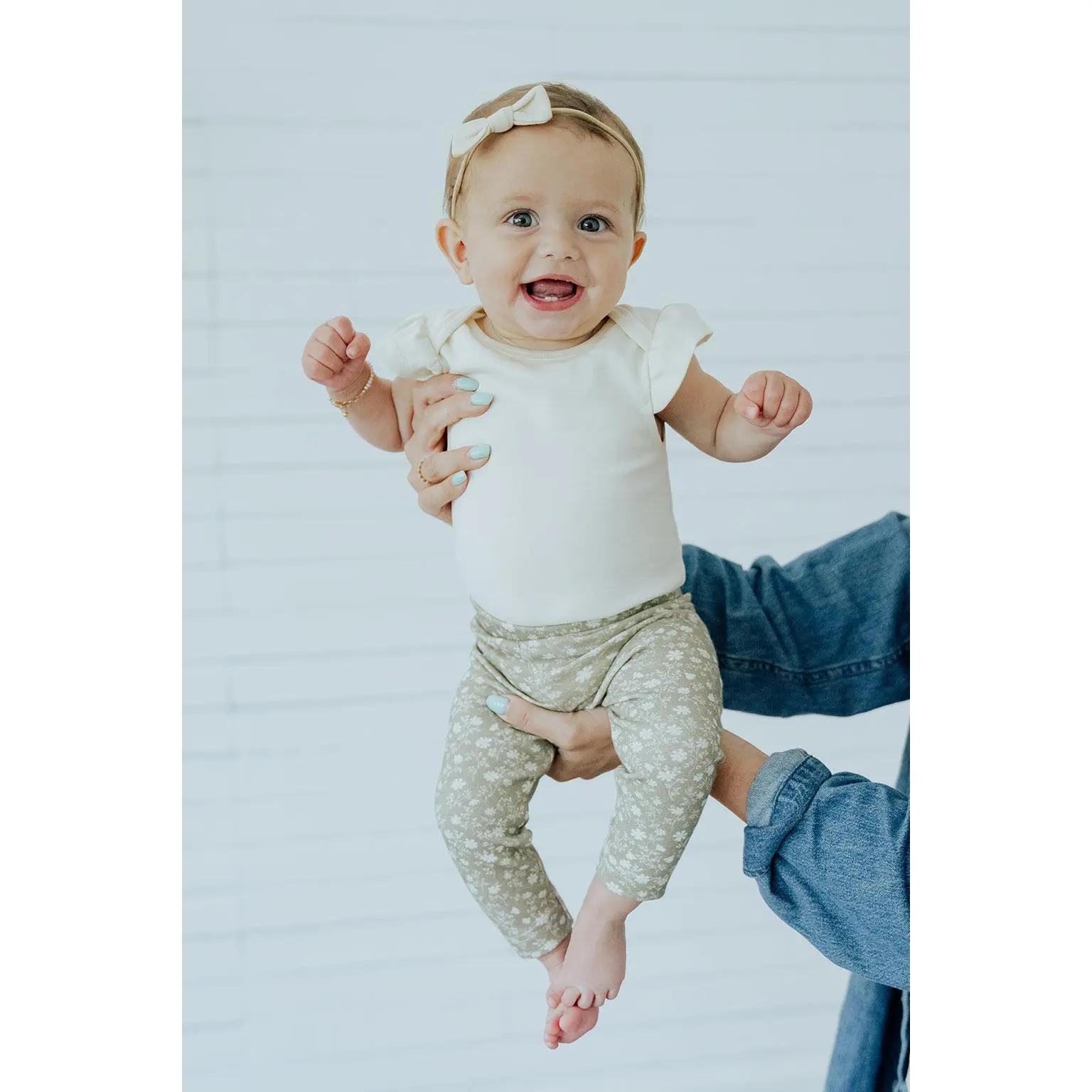 Brin Organic Cotton Baby & Toddler Leggings, Buttery-Soft GOTS-Certified Stretch Leggings for Girls, Breathable Everyday Pants, Newborn to 4T
