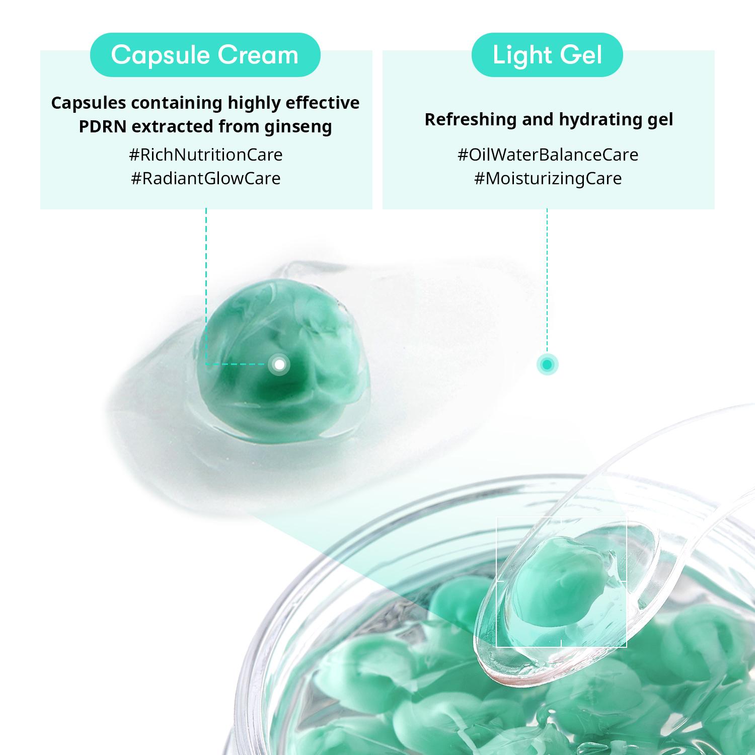 [VT Official] PDRN Capsule Cream 50mL / Vegan Salmon DNA,  100,000 PPM PDRN, Viral PDRN Capsule Cream, Enhanced Absorption