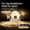 INSONIXN Open-Ear Clip Plastic Bluetooth 6.0 Headset - 45 Hz-50 kHz Hi-Fi Stereo Sound, Built-In Microphone, Ear Hook, Waterproof, 36H Playback, Cells, Sound Isolation, Type-C Charging, Comfortable for Women’s Workouts, Mobile/PC Compatible