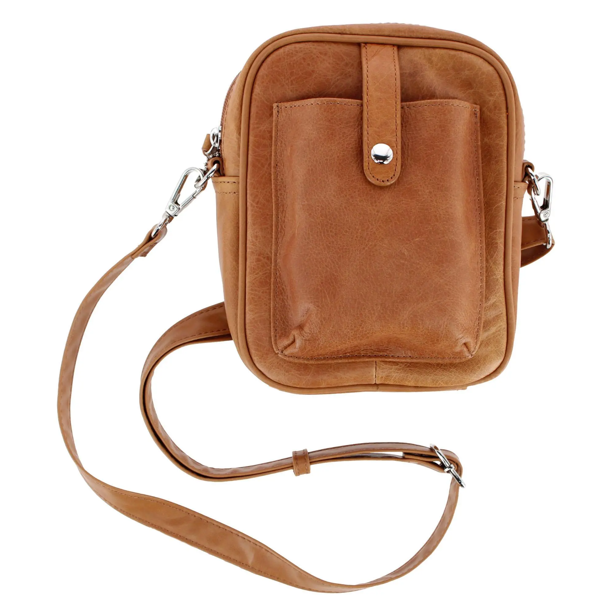 Cal-Wyn Women's Leather Phone Pocket Crossbody Handbag, Crossbody Handbags