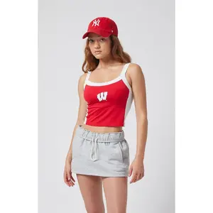 Pacsun Women's Fleece Mini Skort - Multicolor