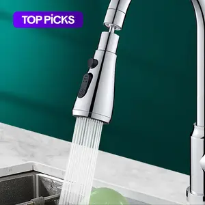 Kitchen Faucet Head Replacement, Pull-Out Kitchen Sink Faucet Sprayer Head Nozzle, Stream, Spray and Pause Modes, Faucet Parts