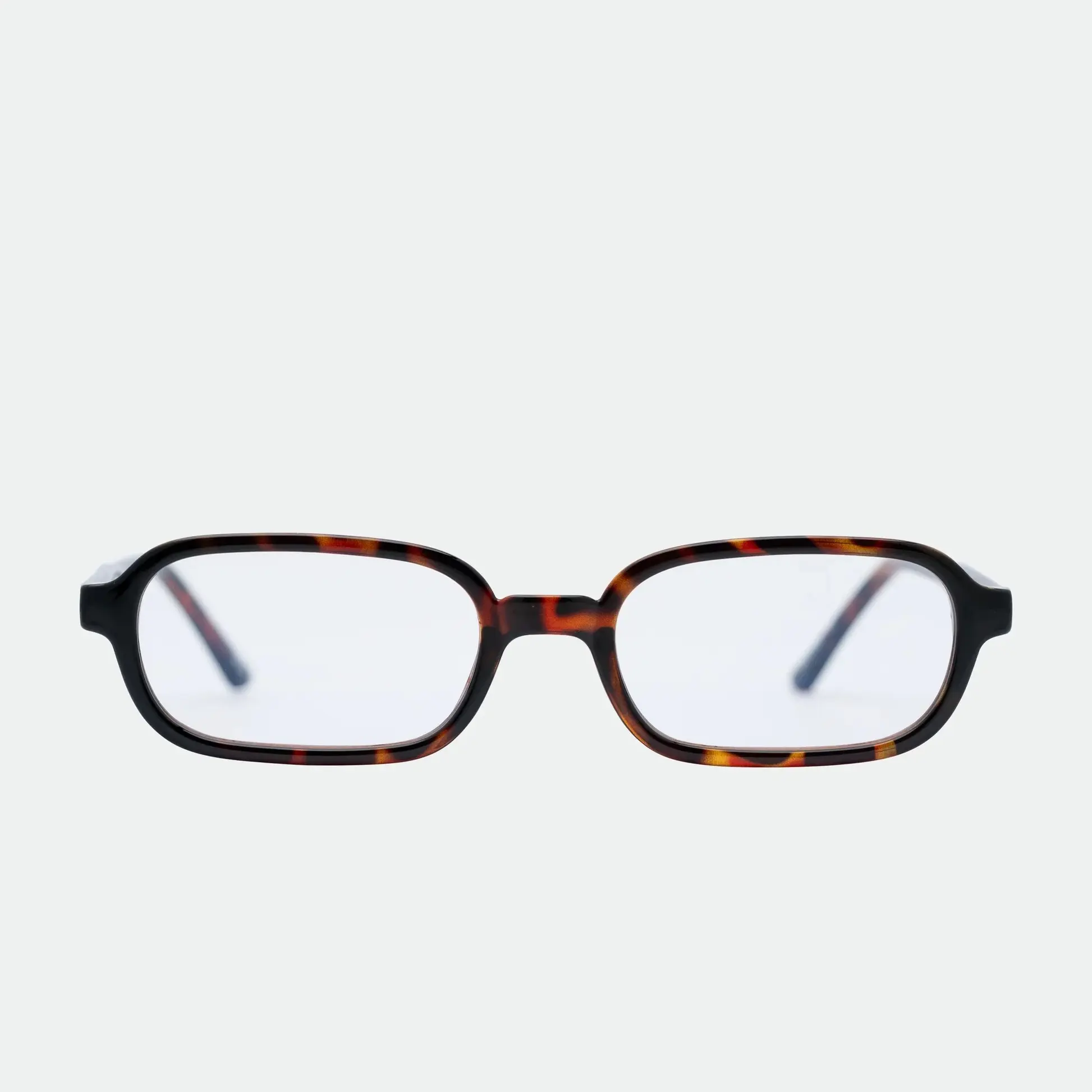 Frankie Tortoiseshell Blue Light Glasses - Unisex Classic Square Frame with Blue Light Lenses