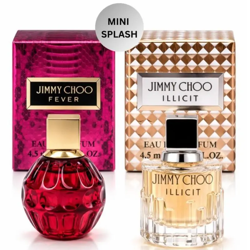 [2 PACK] Jimmy Choo Mini Splash Eau de Parfum For Women