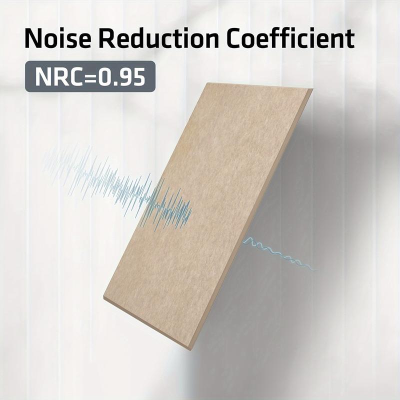 6-Pack Self-Adhesive Acoustic Panels, 23.6*12 inch Decorative Soundproofing Panels, Wall and Ceiling Acoustic Treatment Tiles, Artistic Sound Absorbing Panels, Perfect for Home and Office to Reduce Echo and Noise, Bedroom Decor girl room accessories