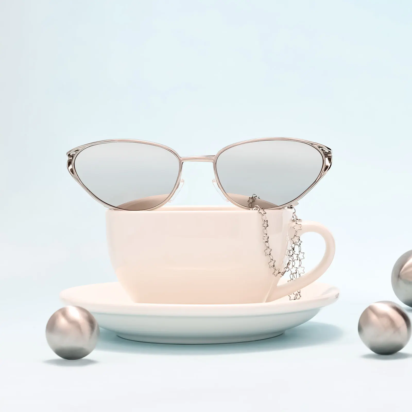 iKeely Eyewear , 2026 New Oval Sunglasses - Retro Cat-Eye  display picture 2