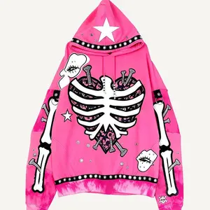 Fashion Casual Printed Polyester Sweater