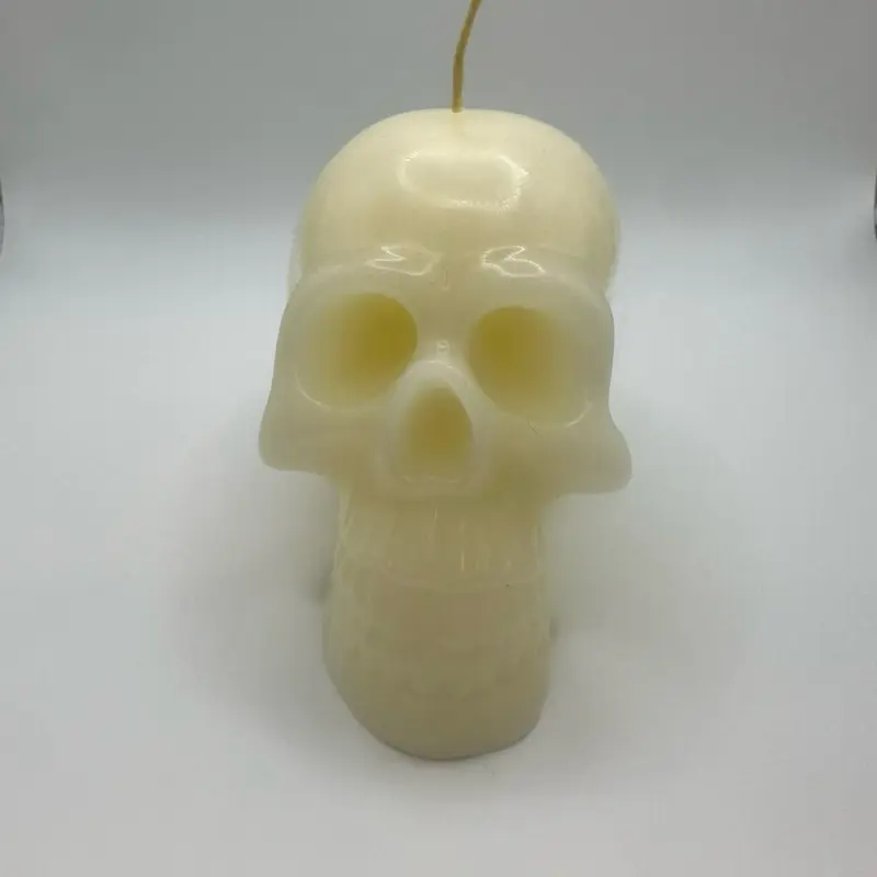 Halloween Skull Wax Ment Candle Soy 1lb Fragrance Vanilla Pumpkin Marshmallow Unique Design Candle Decor Ornaments Decoration Scented Aroma