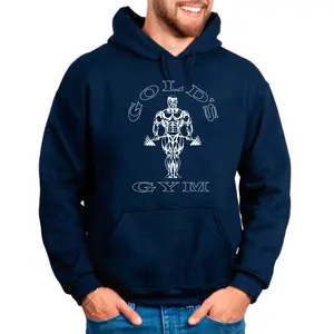 Vintage Golds Gym 199.0s Retro Hoodie, Workout Gift, Gym Winter Outfit