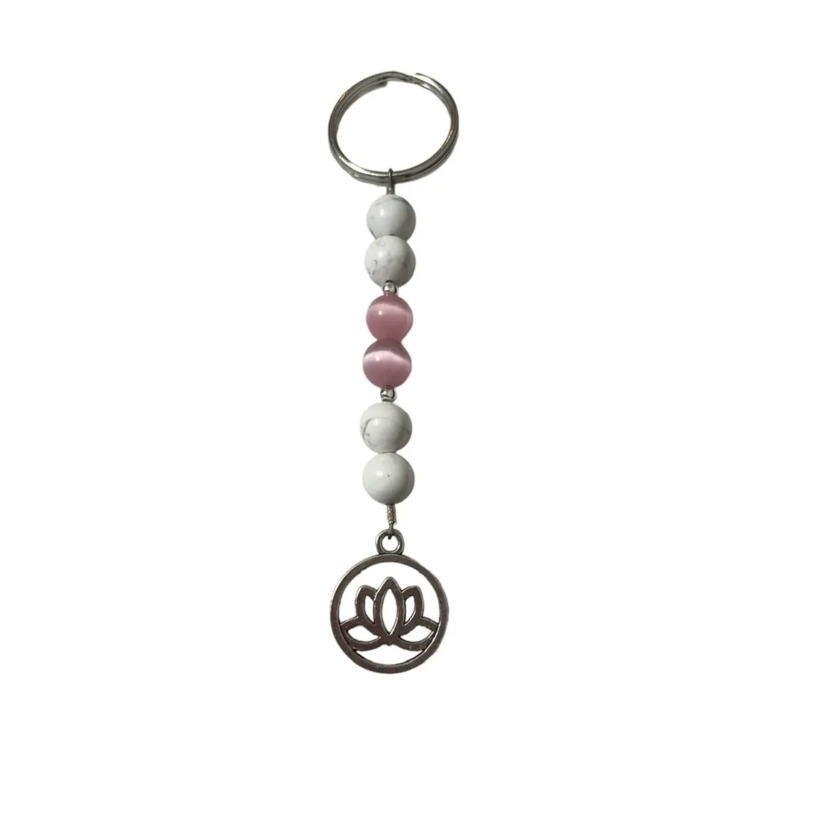 Lotus Keychain Pink